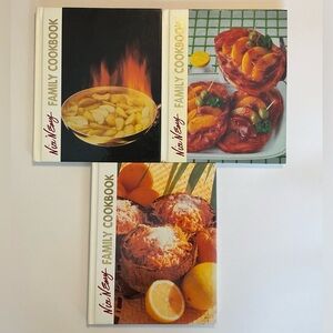 Nice ‘N Easy Family Cookbooks Vol. 1-3 Set Vintage Hardcover 1987